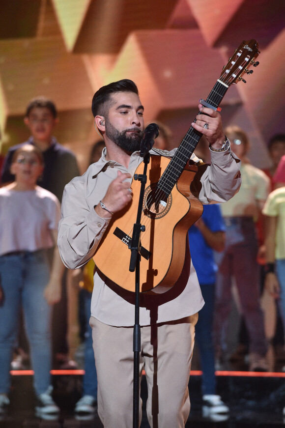 Kendji Girac - Enregistrement de l'émission "300 Choeurs chantent les plus belles chansons de Daniel Balavoine". © Giancarlo Gorassini / Bestimage