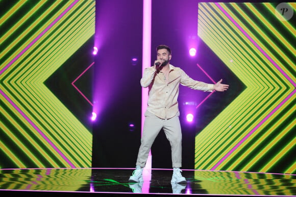 Kendji Girac - Enregistrement de la 2e partie de soirée de l'émission "Duos Mystères" à la Seine Musicale à Paris. © Gaffiot-Moreau / Bestimage