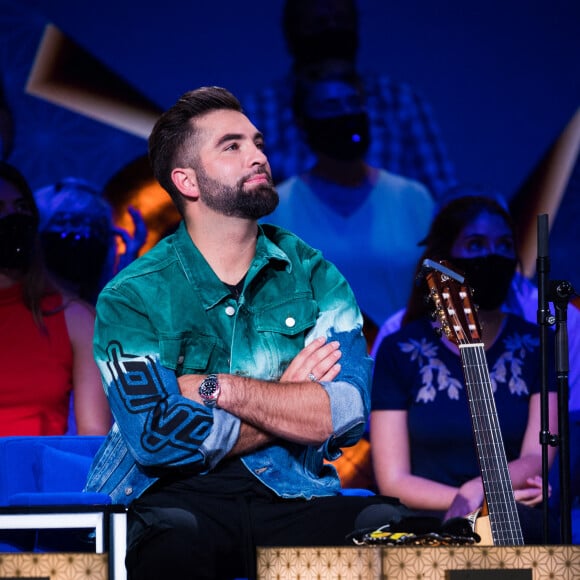 Kendji Girac - Enregistrement de l'émission "La boîte à Secrets 5" à Paris. © Tiziano Da Silva / Bestimage