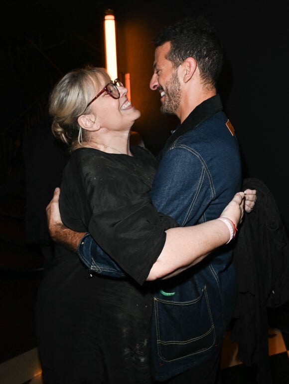 Exclusif - Laurence Boccolini et Vincent Dedienne - 100e du spectacle de Vincent Dedienne "Un soir de gala" aux théâtre Marigny à Paris, le 27 juin 2022. © Coadic Guirec/Bestimage