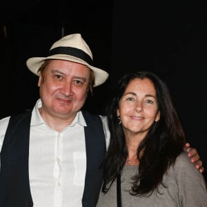 Exclusif - Michel Fau et Cristiana Reali - 100e du spectacle de Vincent Dedienne "Un soir de gala" aux théâtre Marigny à Paris, le 27 juin 2022. © Coadic Guirec/Bestimage