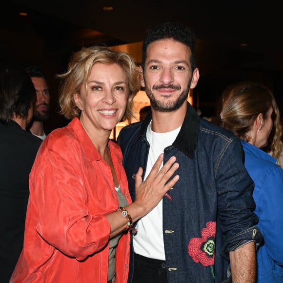 Exclusif - Corinne Touzet et Vincent Dedienne - 100e du spectacle de Vincent Dedienne "Un soir de gala" aux théâtre Marigny à Paris, le 27 juin 2022. © Coadic Guirec/Bestimage