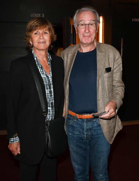 Exclusif - Bernard Le Coq avec sa femme Martine - 100e du spectacle de Vincent Dedienne "Un soir de gala" aux théâtre Marigny à Paris, le 27 juin 2022. © Coadic Guirec/Bestimage