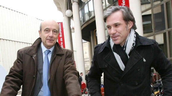 Paul Belmondo et Alain Juppé : virée entre bonhommes...  mais en vélo !