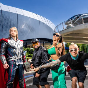 Black Eyed Peas à Disneyland Paris le 10 juillet 2022.