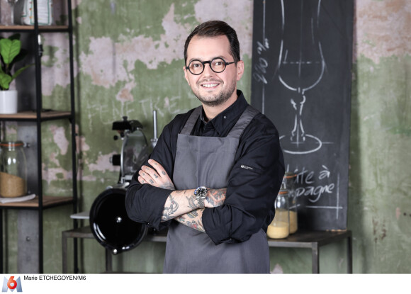 Arnaud Delvenne, candidat à "Top Chef" sur M6.
