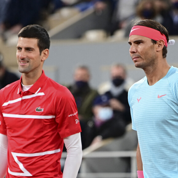Novak Djokovic - Rafael Nadal remporte la finale homme des internationaux de France de Roland Garros à Paris. © JB Autissier / Panoramic / Bestimage