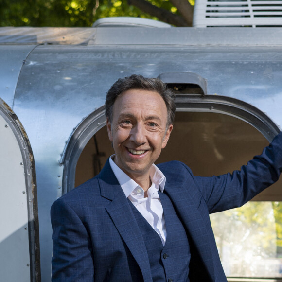 Exclusif - Stéphane Bern (Chaussures Louboutin aux couleurs Bleu Blanc Rouge) - Backstage de l'enregistrement de l'émission "Le concert de Paris" à la Tour Eiffel pour le 14 Juillet à Paris © Pierre Perusseau-Tiziano da Silva / Bestimage