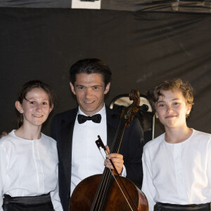 Exclusif - Gautier Capuçon - Backstage de l'enregistrement de l'émission "Le concert de Paris" à la Tour Eiffel pour le 14 Juillet à Paris © Pierre Perusseau-Tiziano da Silva / Bestimage