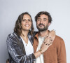 Jeremy Frerot et sa femme Laure Manaudou - Backstage - Enregistrement d'une émission à Paris. © Cyril Moreau / Bestimage 