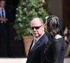 Le prince Albert II de Monaco et la princesse Charlène de Monaco arrivent au Vatican pour un entretien privé avec le pape François, le 20 juillet 2022. © Avalon/Panoramic//Bestimage 