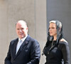 Le prince Albert II de Monaco et la princesse Charlène de Monaco arrivent au Vatican pour un entretien privé avec le pape François, le 20 juillet 2022. © Avalon/Panoramic//Bestimage 