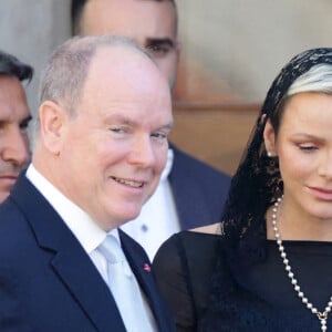 Le prince Albert II de Monaco et la princesse Charlène de Monaco arrivent au Vatican pour un entretien privé avec le pape François, le 20 juillet 2022. © Evandro Inetti/Zuma Press/Bestimage 