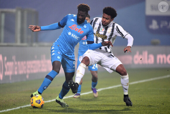 Tiemoue Bakayoko - La Juventus de Turin remporte la Supercoupe d'Italie en battant l'équipe de Naples (2 - 0), le 20 janvier 2021.