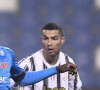 Tiemoue Bakayoko-Cristiano Ronaldo - La Juventus de Turin remporte la Supercoupe d'Italie en battant l'équipe de Naples (2 - 0), le 20 janvier 2021.