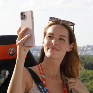 Maëva Coucke (Miss France 2018) - Roland Garros entre Ciel et Terre,Un voyage à 50m de hauteur, pétillant et gourmand, pour vous offrir une vue exceptionnelle à Paris le 17 mai 2022. © Marc Ausset-Lacroix/Bestimage 