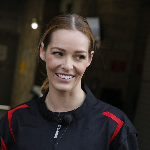 Maëva Coucke lors de la 3ème édition du célèbre Challenge Automobile caritatif Féminin "Talon Piste, Woman Charity Racing Challenge" au Circuit Bugatti du Mans le 20 mars 2022. © Denis Guignebourg / Bestimage 