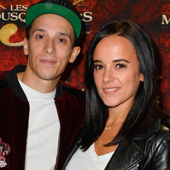 Exclusif - Alizée et son mari Grégoire Lyonnet à la générale de la comédie musicale "Les 3 Mousquetaires" au Palais des Sports à Paris. © Coadic Guirec - Cyril Moreau / Bestimage 