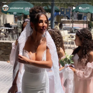 Emilie Amar (Les Anges) s'est mariée à son compagnon Bruno à la mairie de Carqueiranne - Instagram