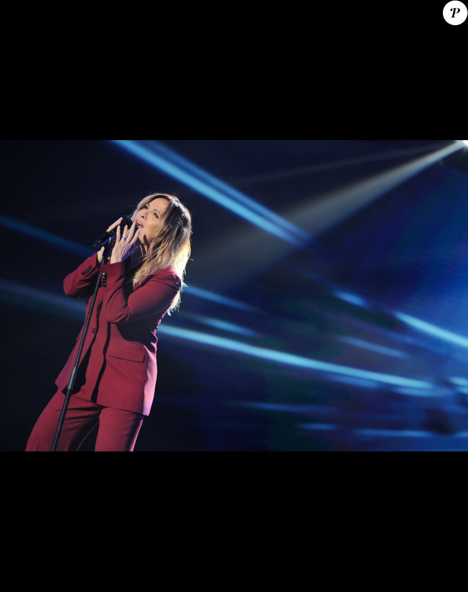 Hélène Segara - 2ème partie de soirée - Enregistrement de l'émission "Duos Mystères" à la Seine Musicale à Paris, qui sera diffusée le 26 février sur TF1. Le 1er février 2021 © Gaffiot-Moreau / Bestimage
