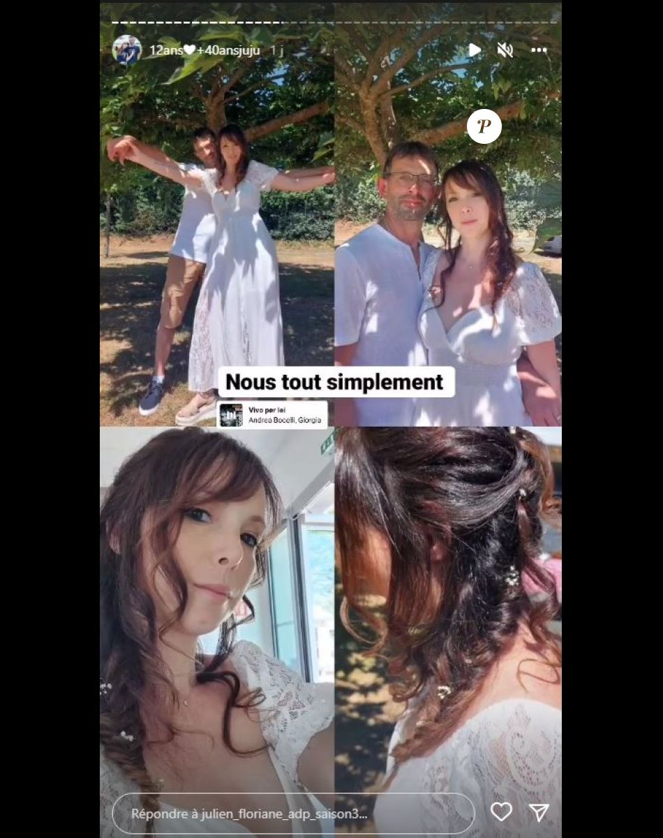Julien Et Floriane L Amour Est Dans Le Pré L'amour est dans le pré : Un couple phare fête un grand événement, grosse  émotion : le diaporama - Purepeople