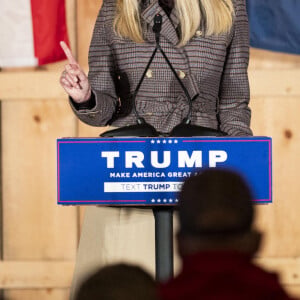 Ivanka Trump lors d'un meeting de soutien à son père Donald Trump à Waymart en Pennsylvanie le 29 octobre 2020. © Michael Brochstein/ZUMA Wire / Bestimage
