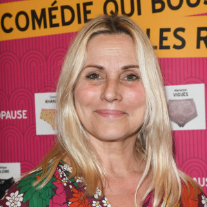 Exclusif - Sophie Favier - Photocall du spectacle "Ménopause" au Théâtre de la Madeleine à Paris. Le 29 juin 2019. © Coadic Guirec / Bestimage