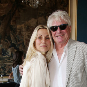 Sophie Favier, Patrice Carmouze - Soirée de lancement de la collection capsule Marina Rinaldi by Fausto Puglisi à l'hôtel d'Evreux à Paris. Le 2 juillet 2018. © Rachid Bellak / Bestimage