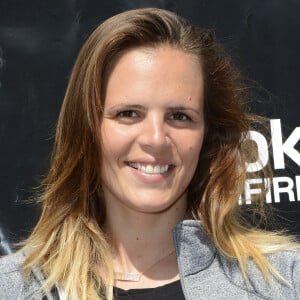 Laure Manaudou - Tournee evenement "Reebok Live With Fire Tour" sur le parvis de la Defense a Paris le 4 mai 2013. 