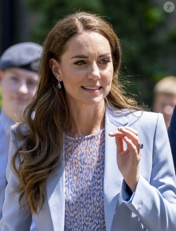 Kate Catherine Middleton, duchesse de Cambridge, en visite au musée Fitzwilliam de l'Université de Cambridge. Le 23 juin 2022 
