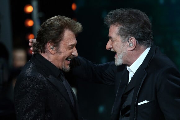 Eddy Mitchell et Johnny Hallyday.