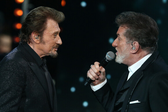 Eddy Mitchell et Johnny Hallyday.