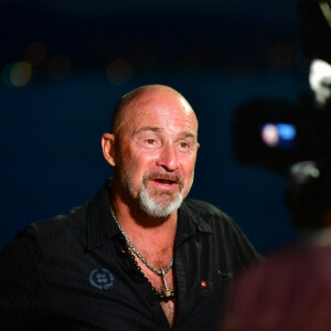 Vincent Lagaf' - Soirée Marcel Campion au restaurant La Bouillabaisse Plage de Saint-Tropez, France, le 7 août 2019. © Rachid Bellak/Bestimage 