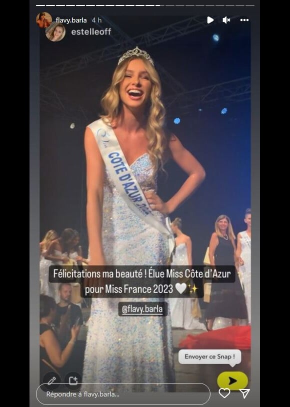 Flavy Barla a été élue Miss Côte d'Azur 2022 face à Alexia Mori
