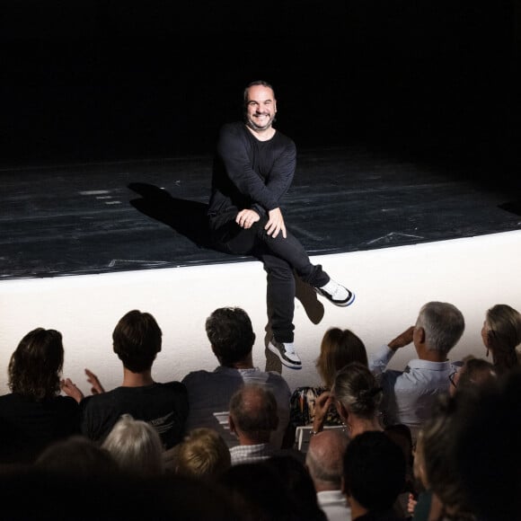 Exclusif - François-Xavier Demaison - François-Xavier Demaison a présenté son tout nouveau spectacle "Di(x)Vin(s) lors de la 38ème édition du Festival de Ramatuelle au théâtre de Verdure à Ramatuelle le 2 aout 2022. Plus qu'un one man show, il revient sur scène avec un quatrième spectacle intime mêlant confidences et personnages. © Cyril Bruneau/ Festival de Ramatuelle/Bestimage