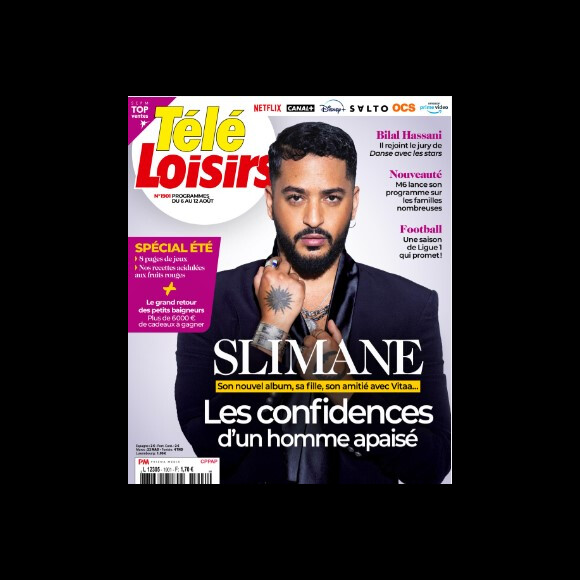 Retrouvez l'interview de Slimane dans le magazine Télé Loisirs, n°1901, du 1er août 2022.