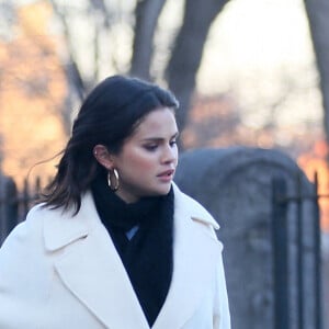 Selena Gomez - Tournage de la saison 2 de "Only Murders in the Building" à New York le 14 février 2022. 