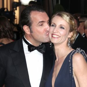 Alexandra Lamy et Jean Dujardin - Cérémonie des Oscars 2012