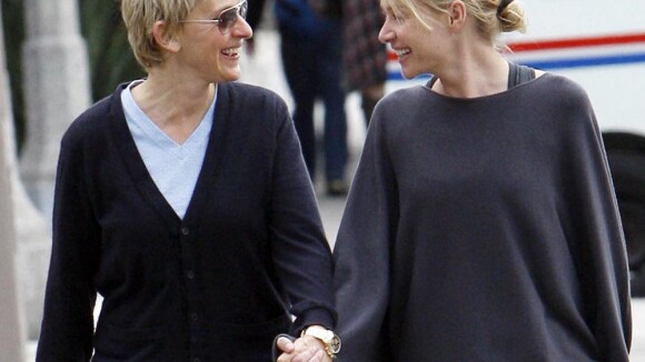 Ellen DeGeneres et Portia De Rossi : elles sont radieuses... même sans maquillage !