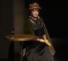 Béatrice Agenin - Pièce de théâtre "Marie des Poules" de G.Savoisien, mise en scène d'A.Denis, avec B.Agenin et A.Denis au théâtre de Verdure lors du Festival de Ramatuelle, le 7 août 2022. 