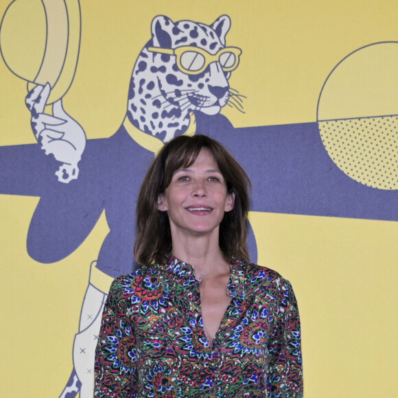 Sophie Marceau au photocall du film Une Femme De Notre Temps durant le Festival de Locarno, en Suisse, le 9 août 2022