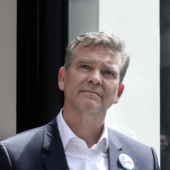 "La mémère", nouvelle glace bio lancée par Arnaud Montebourg (ancien ministre de l'économie) fête son premier anniversaire à Paris, France, le 21 juin 2021. © Stéphane Lemouton/Bestimage