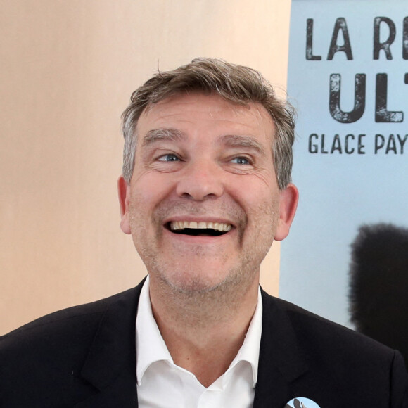 "La mémère", nouvelle glace bio lancée par Arnaud Montebourg (ancien ministre de l'économie) fête son premier anniversaire à Paris, France, le 21 juin 2021. © Stéphane Lemouton/Bestimage