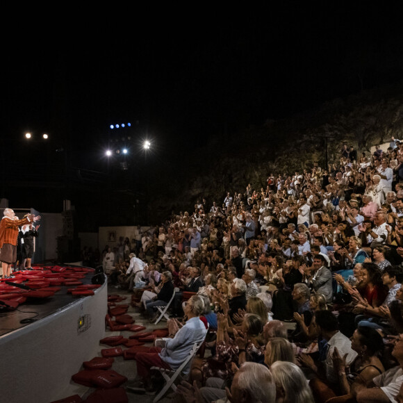 Francis Perrin - Représentation de la pièce "L'école des femmes" avec F.Perrin lors du festival de Ramatuelle au théâtre de Verdure le 10 août 2022. © Cyril Bruneau / Festival de Ramatuelle / Bestimage 