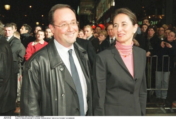 François Hollande et Ségolène Royal - Première du film "8 femmes" au cinéma UGC Normandie.