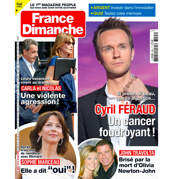 Couverture de "France Dimanche" du vendredi 12 août 2022