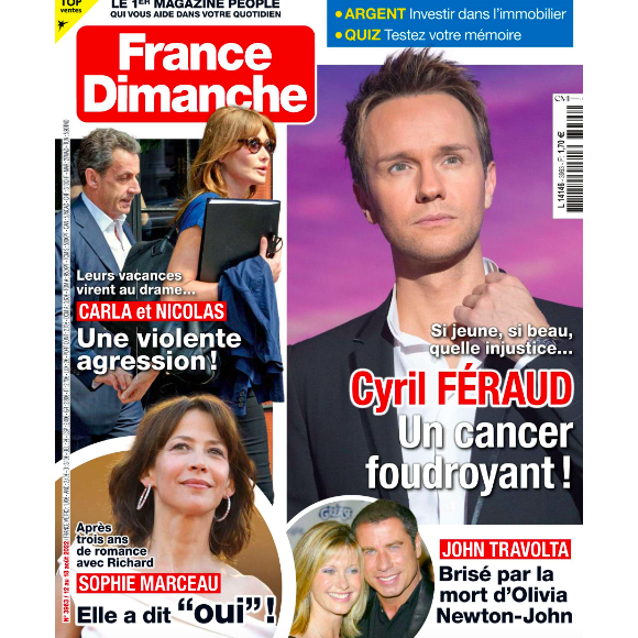 Couverture de "France Dimanche" du vendredi 12 août 2022