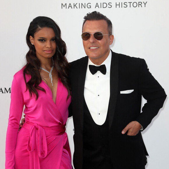 Anais Monory, Jean Roch - Photocall de la soirée "amfAR Gala Cannes 2018" à l'Eden Roc au Cap d'Antibes, le 17 mai 2018. © Jacovides/Borde/Moreau/Bestimage 