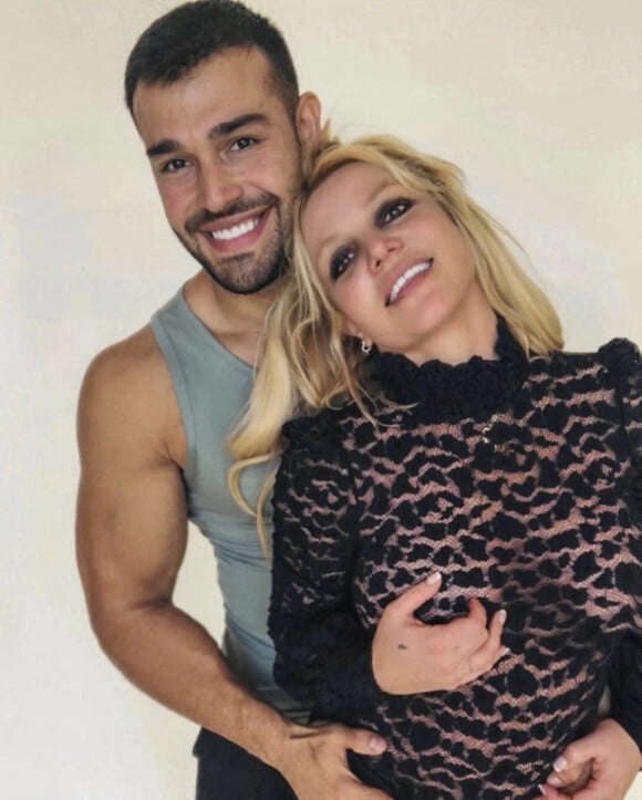 Britney Spears et son compagnon Sam Asghari.
