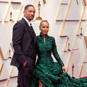Will Smith et Jada Pinkett Smith lors de la 94ème édition de la cérémonie des Oscars au théâtre Dolby, à Los Angeles, Californie, Etats-Unis, le 27 mars 2022. 